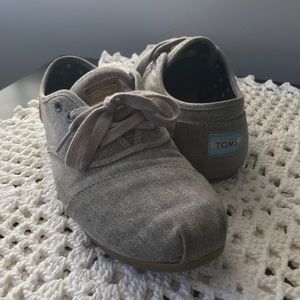 TOMS CORDONES GREY SHOES